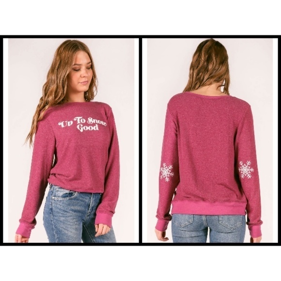 💕WILDFOX💕 Up to Snow Good Baggy Beach Jumper - Picture 2 of 8